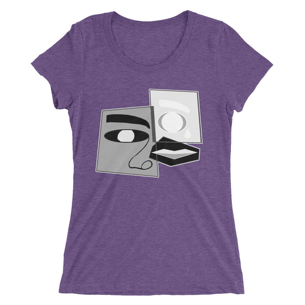 Womens Abstracted Kiss Tee