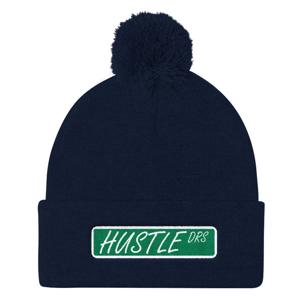 Hustle Drives Pom Skull Cap - EST81