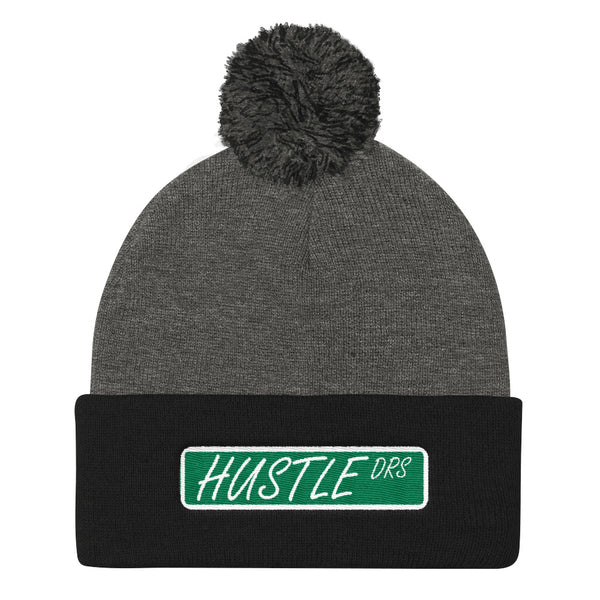 Hustle Drives Pom Skull Cap - EST81